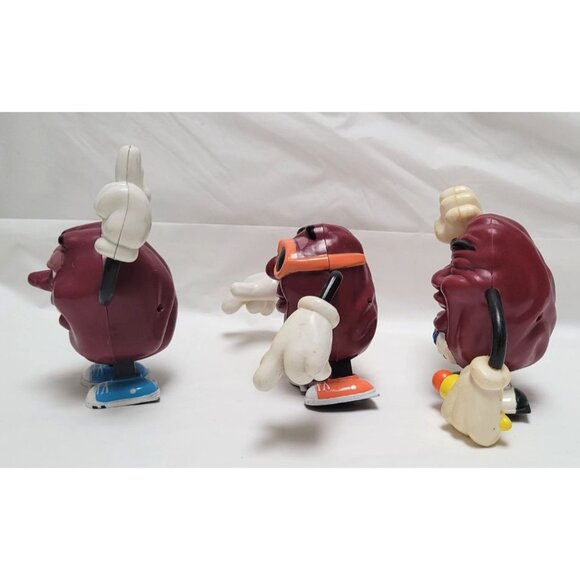 Lot of 3 Vintage 1988 Applause California Raisins Wind-Up Plastic Figures-Lot C - Picture 3 of 7